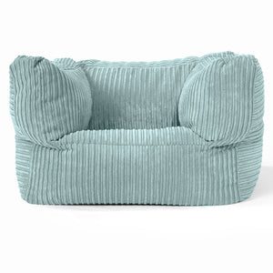 Albert Bean Bag Armchair - Cord Mint Green