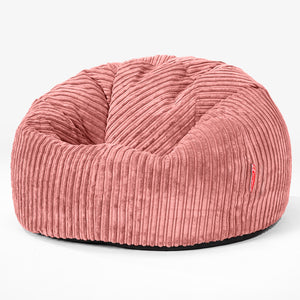 Classic Bean Bag Chair - Cord Peach
