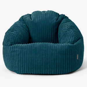 Bubble Bean Bag Chair - Cord Teal Blue