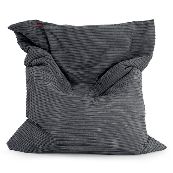XL Pillow Beanbag - Cord Black 01