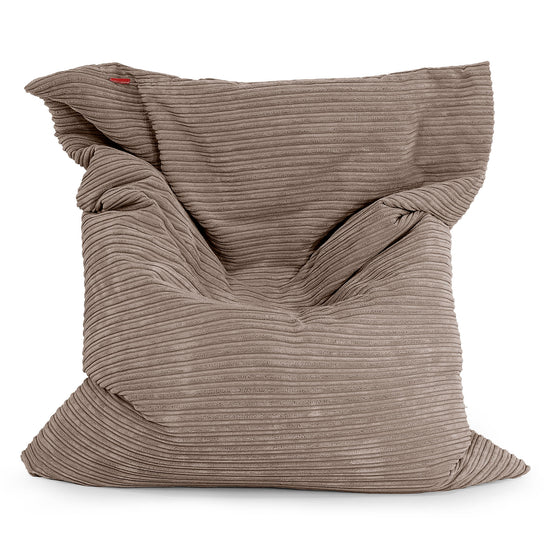 XL Pillow Beanbag - Cord Mocha Brown 01