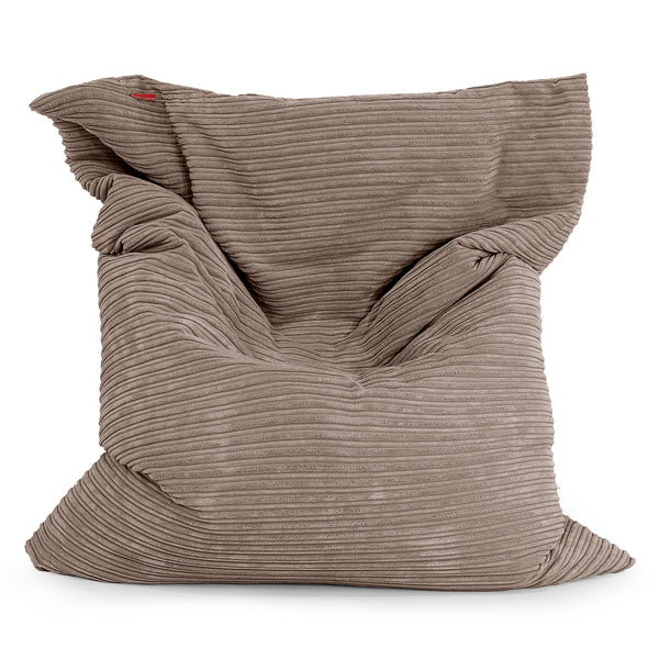 XL Pillow Beanbag - Cord Mocha Brown 01