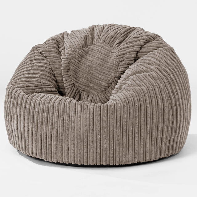 Classic Kids Bean Bag Chair 1-5 yr - Cord Dovetail Grey 01