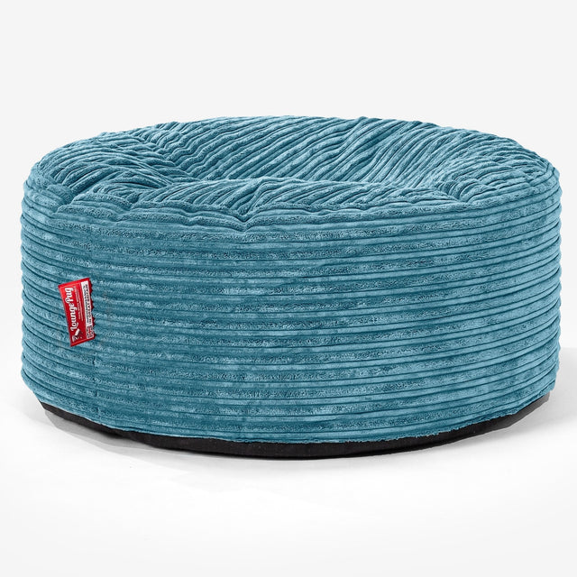 Large Round Pouffe Replacement Cover - Cord 01