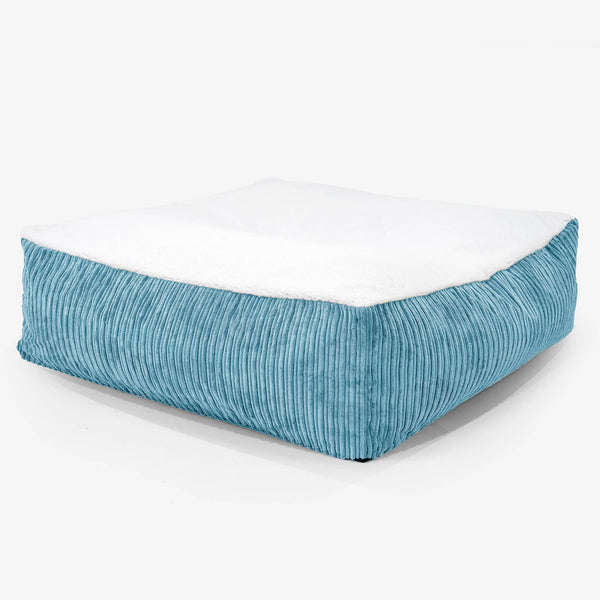 The Crash Pad Mattress XXL Dog Bed Replacement Cover - Sherpa & Cord 01