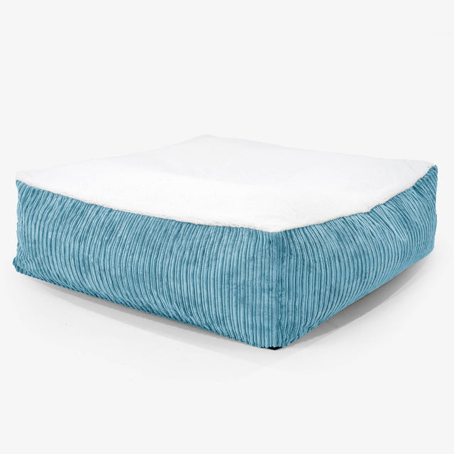 The Crash Pad Mattress XXL Dog Bed Replacement Cover - Sherpa & Cord 01