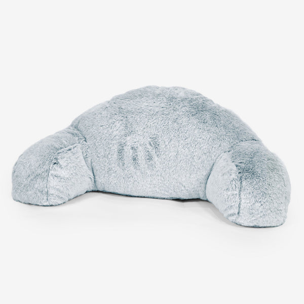 Children's High Back Support Cuddle Cushion Replacement Cover - Fluffy Faux Fur Rabbit 01