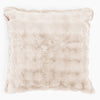 Extra Large Scatter Cushion Cover 70 x 70cm - Bubble Faux Fur Cream 01