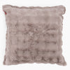 Extra Large Scatter Cushion Cover 70 x 70cm - Bubble Faux Fur Mink 01