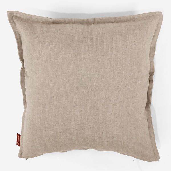 Extra Large Scatter Cushion Cover 70 x 70cm - Linen Look Cream 01