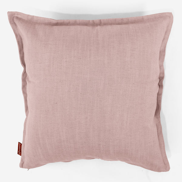 Extra Large Scatter Cushion Cover 70 x 70cm - Linen Look Rose 01