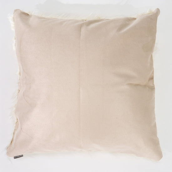 Extra Large Scatter Cushion Cover 70 x 70cm - Mongolian Fur Cream 02