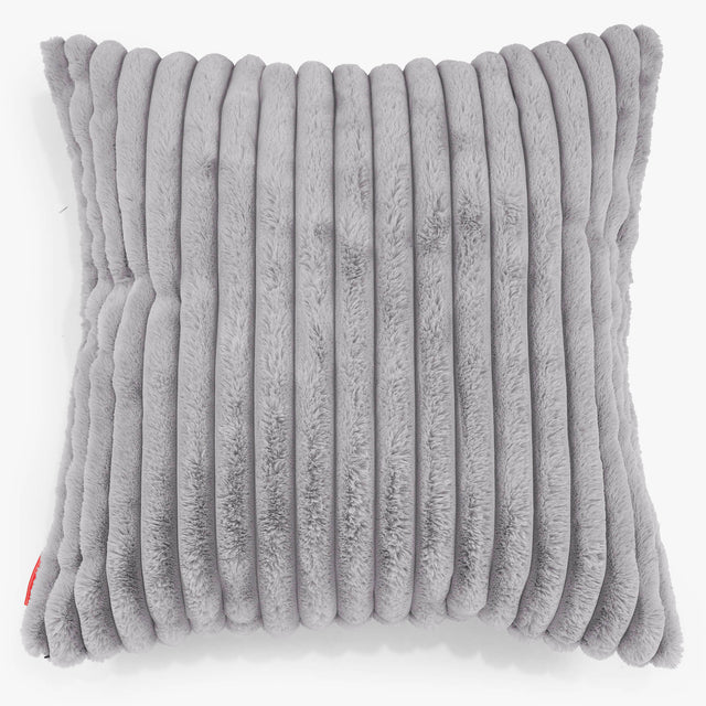 Extra Large Scatter Cushion Cover 70 x 70cm - Ultra Plush Cord Grey 01