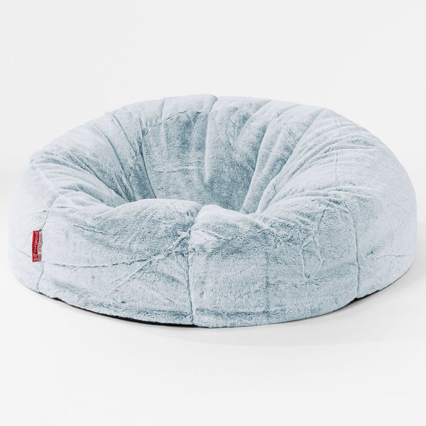 Classic Sofa Bean Bag Replacement Cover - Fluffy Faux Fur Rabbit 01