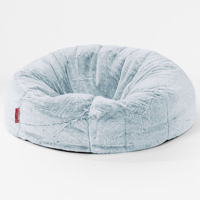 Classic Sofa Bean Bag Replacement Cover - Fluffy Faux Fur Rabbit 01