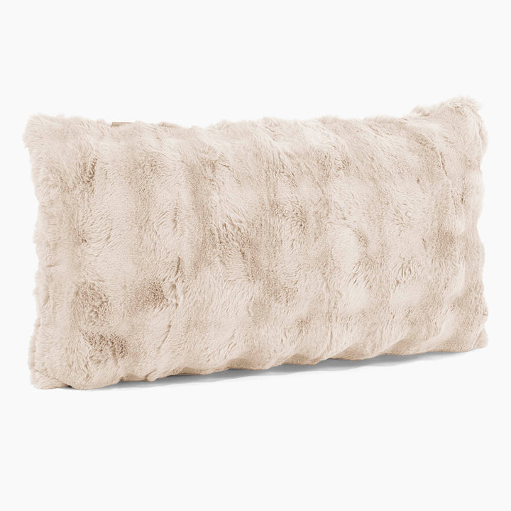 XL Rectangular Support Cushion Cover 40 x 70cm - Bubble Faux Fur Cream 02