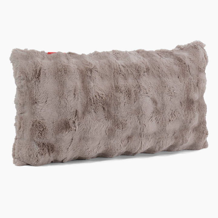 XL Rectangular Support Cushion Cover 40 x 70cm - Bubble Faux Fur Mink 02