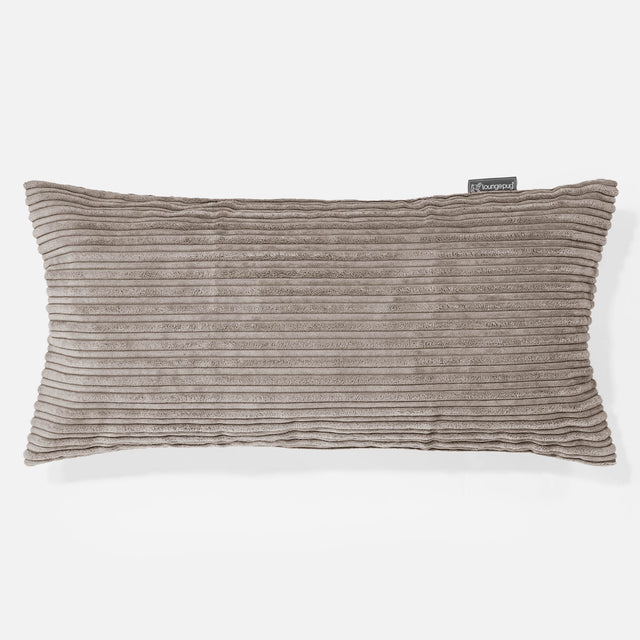 XL Rectangular Support Cushion Cover 40 x 70cm - Cord Dovetail Grey 01