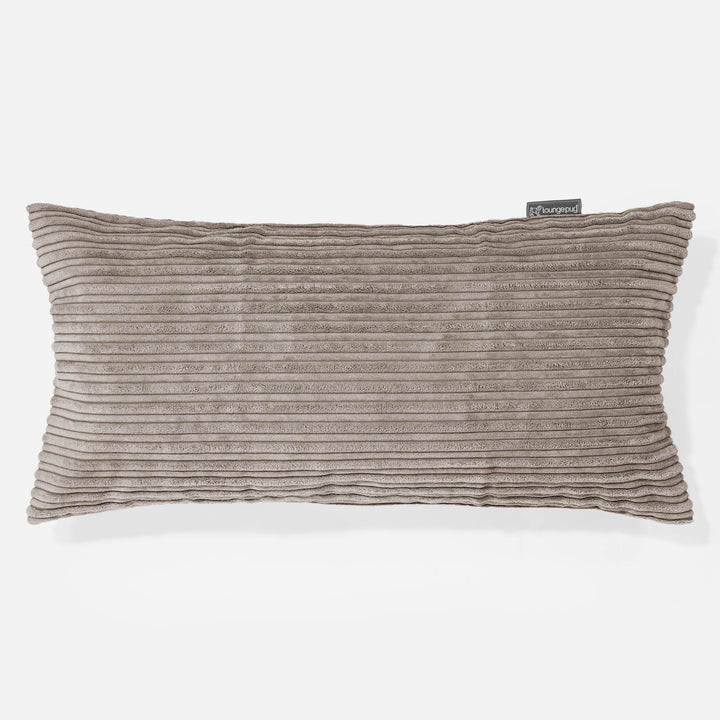 XL Rectangular Support Cushion Cover 40 x 70cm - Cord Dovetail Grey 01
