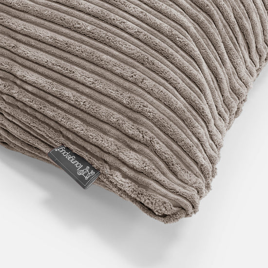 XL Rectangular Support Cushion Cover 40 x 70cm - Cord Dovetail Grey 02