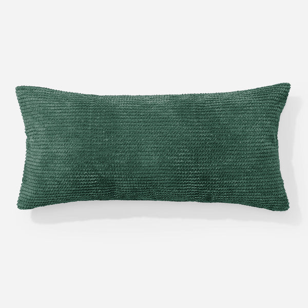 XL Rectangular Support Cushion Cover 40 x 70cm - Pom Pom Emerald Green 01