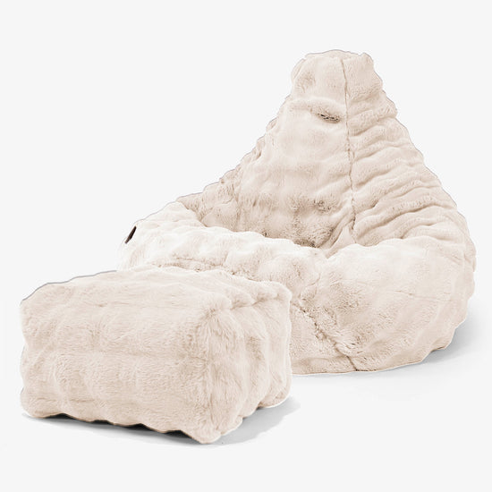 highback-bean-bag-chair-bubble-faux-fur-cream 01