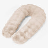 Hug Pillow - Bubble Faux Fur Cream 01