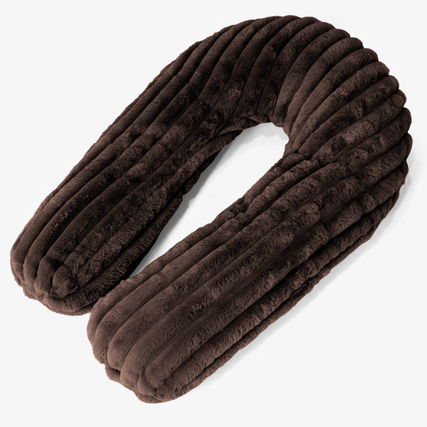 Hug Pillow - Ultra Plush Cord Sable 01