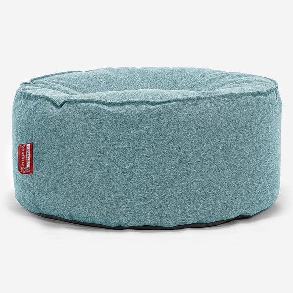 Large Round Pouffe Replacement Cover - Interalli Wool 01