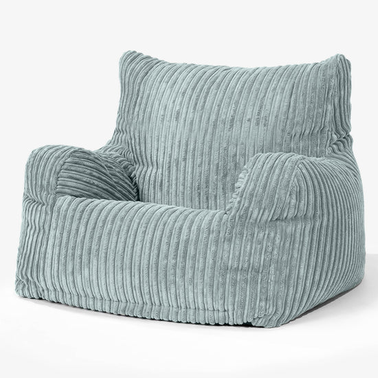 Josephine Bean Bag Armchair - Cord Mint Green 01