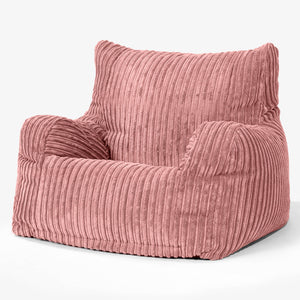 Josephine Bean Bag Armchair - Cord Peach