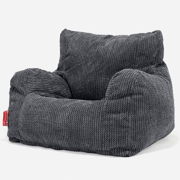 Josephine Bean Bag Armchair - Pom Pom Black 01