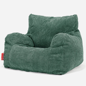 Josephine Bean Bag Armchair - Pom Pom Emerald Green