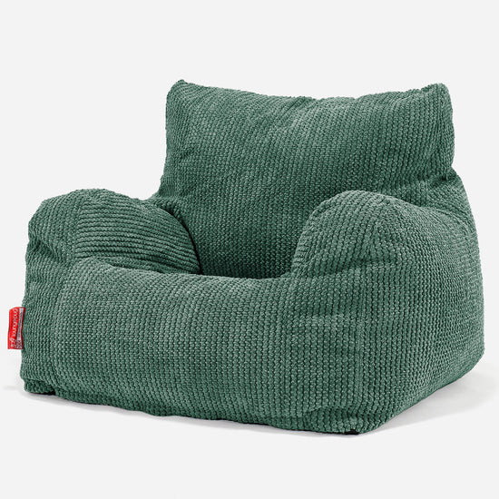 Josephine Bean Bag Armchair - Pom Pom Emerald Green 01