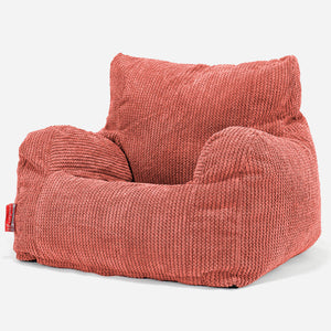 Josephine Bean Bag Armchair - Pom Pom Pumpkin Orange