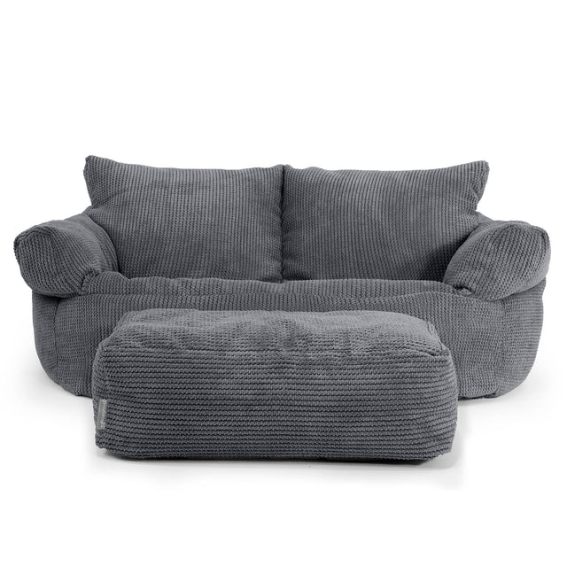 Josephine Sofa Bean Bag - Pom Pom Black 02