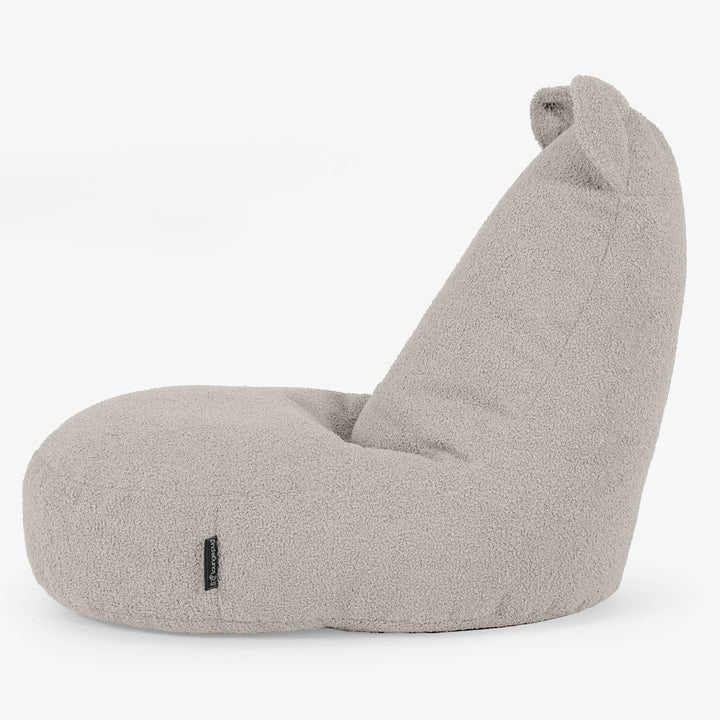 Childs Animal Chair Bear - Boucle Ivory 02