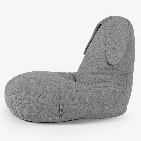 Childs Animal Chair Rabbit - Boucle Grey 02