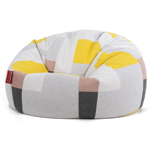Classic Bean Bag Chair Replacement Cover - Cotton Blend 01