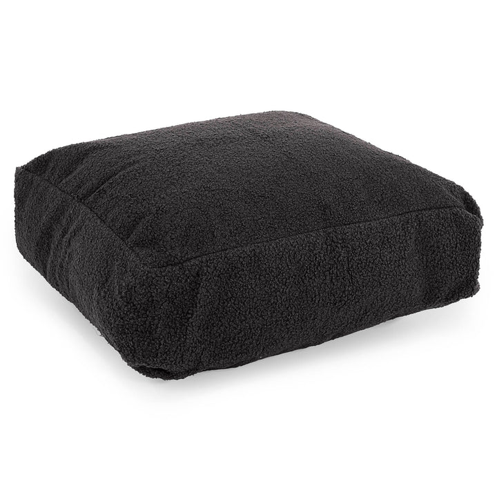 Large Floor Cushion - Boucle Graphite Grey 01