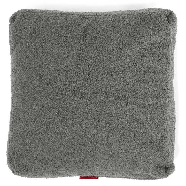 Large Floor Cushion - Boucle Grey 02