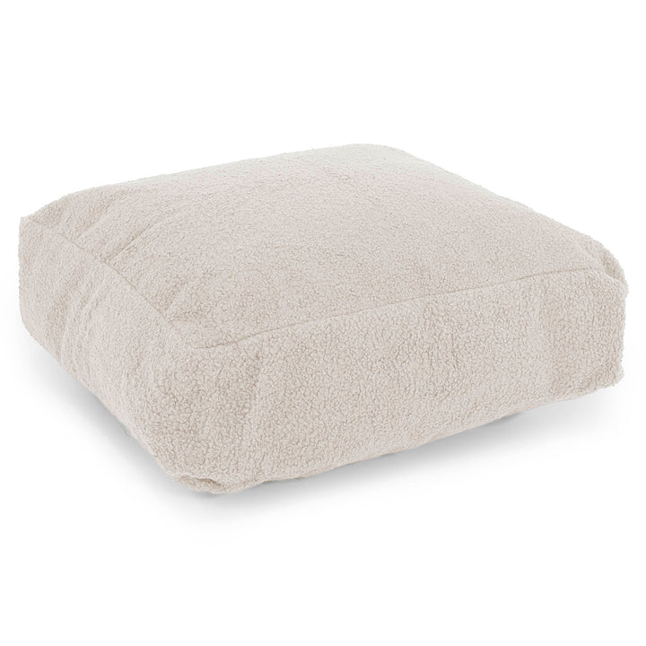 Large Floor Cushion - Boucle Ivory 01