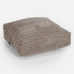 Large Floor Cushion - Cord Dovetail Grey