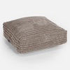 Large Floor Cushion - Cord Dovetail Grey 01
