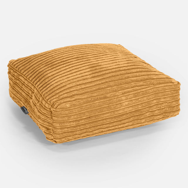 Large Floor Cushion - Cord Golden Honey 01