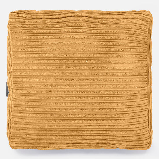 Large Floor Cushion - Cord Golden Honey 03