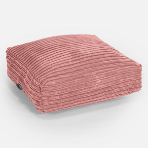 Large Floor Cushion - Cord Peach
