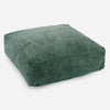 Large Floor Cushion - Pom Pom Emerald Green 01