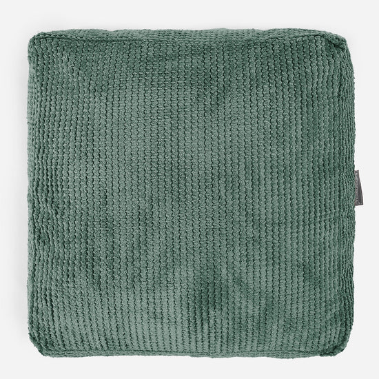 Large Floor Cushion - Pom Pom Emerald Green 03