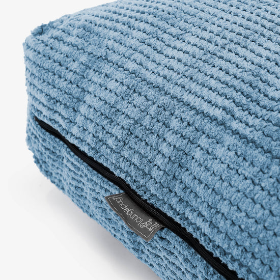 Large Floor Cushion - Pom Pom Sky Blue 02